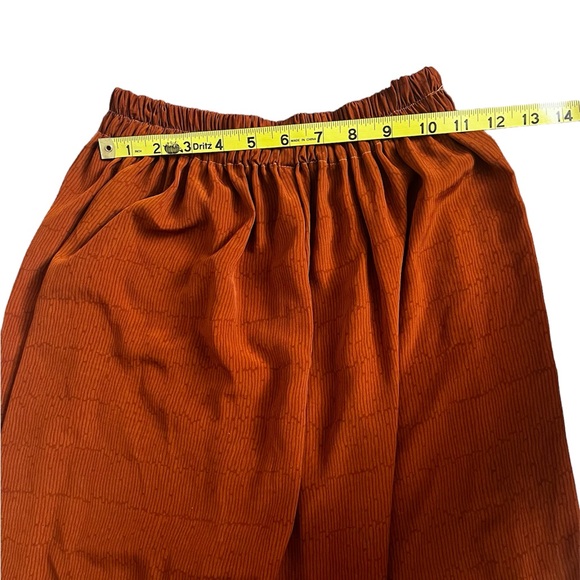 Flowy orange trousers - Picture 3 of 6